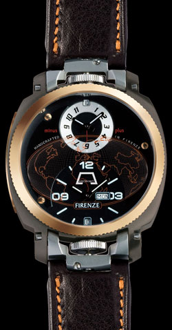  Anonimo Firenze Dual Time Drass Gold (ref. 2009)