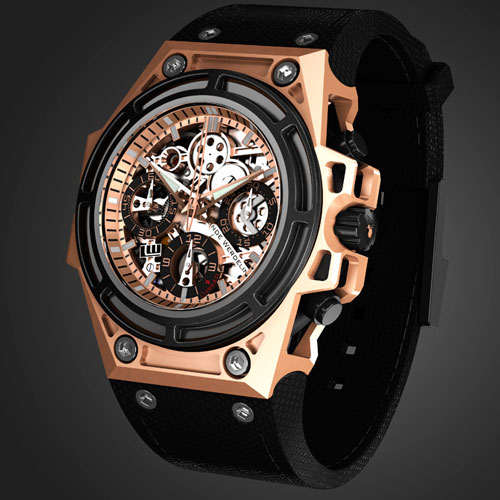  SpidoSpeed Rosegold Black    Linde Werdelin