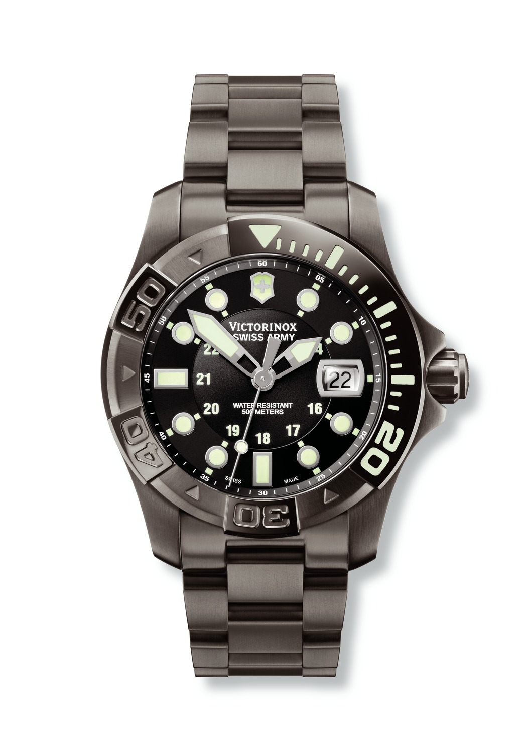  Victorinox Swiss Army Dive Master 500 Black Mecha